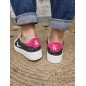 Baskets femme paillette Vanessa Wu Nancy noires