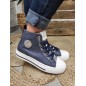 Baskets montantes femme Kaporal Tattoo bleues Baskets montantes femme Kaporal Tattoo bleues