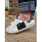 Baskets cuir femme Pepe Jeans lane glam blanches Baskets cuir femme Pepe Jeans lane glam blanches