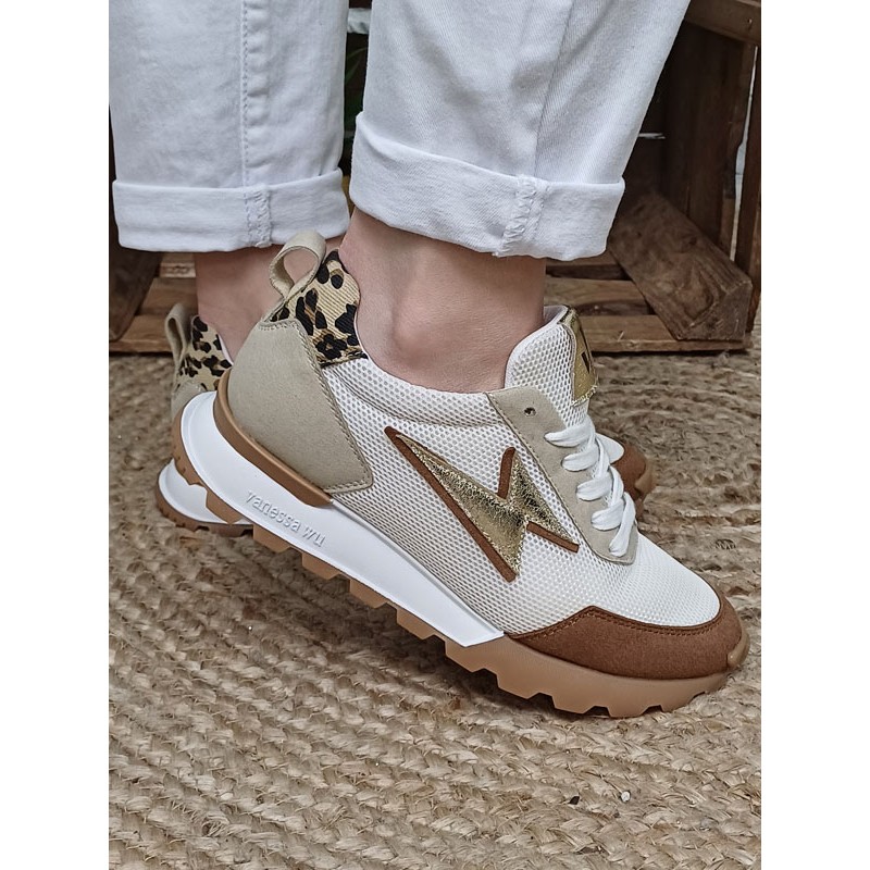 Baskets femme sneakers Vanessa Wu Keira camel Baskets femme sneakers Vanessa Wu Keira camel