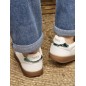 Baskets femme cuir Pepe Jeans Ball rise blanches Baskets femme cuir Pepe Jeans Ball rise blanches