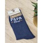 Chaussettes "papa cool" bleues