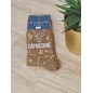 Chaussettes à paillettes "capricorne" marron