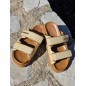 Mules femme Guess Fadeliza beige paille Mules femme Guess Fadeliza beige paille