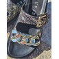 Mules femme Guess Fatema noires Mules femme Guess Fatema noires