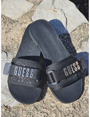 Mules Guess scratch Elyse noires