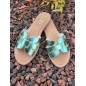 Mules femme LPB Lina vert d'eau