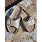 Mules femme LPB Fleurice dorées