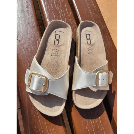 Mules femme LPB Fleurice dorées