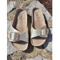 Mules femme LPB Fleurice dorées