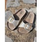 Mules femme LPB Fleurice dorées