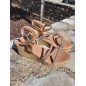 Sandales femme compensées LPB Loreva rose gold Sandales femme compensées LPB Loreva rose gold