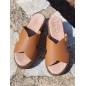 Mules femme compensées LPB Lorelei camel Mules femme compensées LPB Lorelei camel