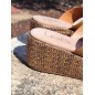 Mules femme compensées LPB Lorelei camel Mules femme compensées LPB Lorelei camel