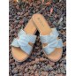 Mules femme Nora argentées