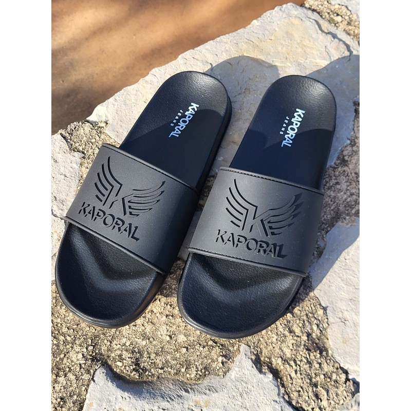 Claquettes homme Kaporal Bapo noires