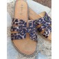 Mules femme Becky léopard