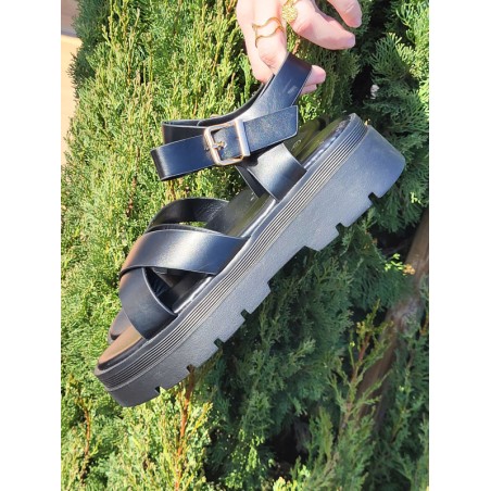 Sandales femme Gladys noires