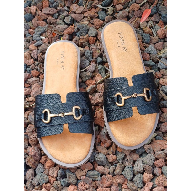 Mules femme Tiffany noires