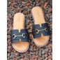 Mules femme Tiffany noires