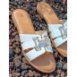 Mules femme Jamie blanches