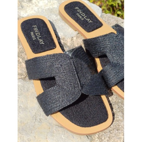 Mules femme Lana noires