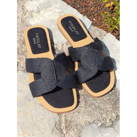 Mules femme Lana noires