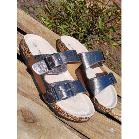 Mules femme Maria bronze