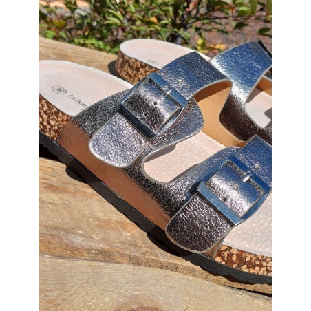 Mules femme Maria bronze