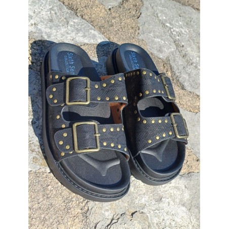 Mules femme Manon noires