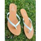 Tongs femme Eliane blanches