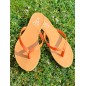 Tongs femme Eliane orange fluo