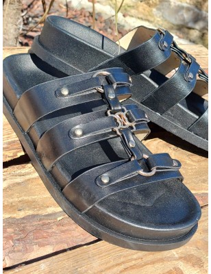 Mules femme Manissa noires