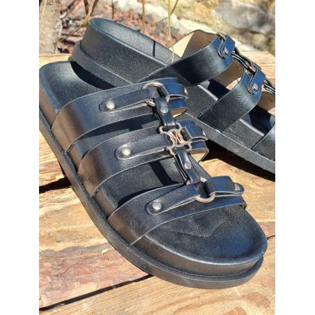 Mules femme Manissa noires