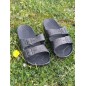 Mules femme Siska noires pailletées