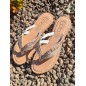 Tongs femme LPB Izel bronze