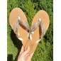 Tongs femme LPB Izel bronze