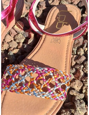 Sandales femme LPB Laya multicolores