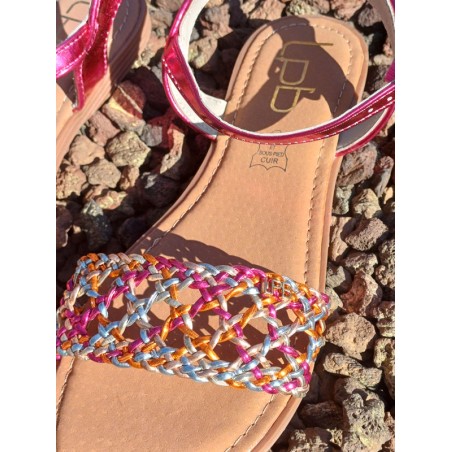 Sandales femme LPB Laya multicolores