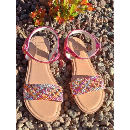 Sandales femme LPB Laya multicolores