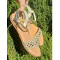 Sandales femme LPB Laya dorées