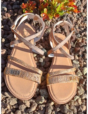 Sandales femme LPB Loa bronze