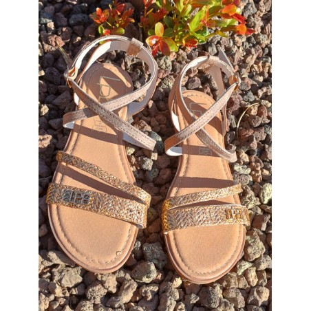 Sandales femme LPB Loa bronze