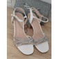 Escarpins femme strass Chiva blancs