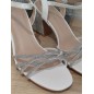 Escarpins femme strass Chiva blancs