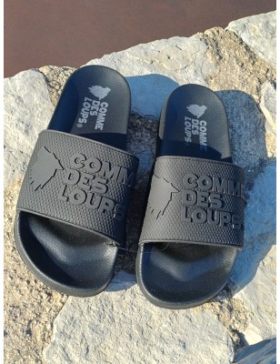 Claquettes homme Comme Des Loups Cla noires