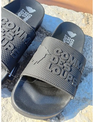Claquettes homme Comme Des Loups Cla-1 noires