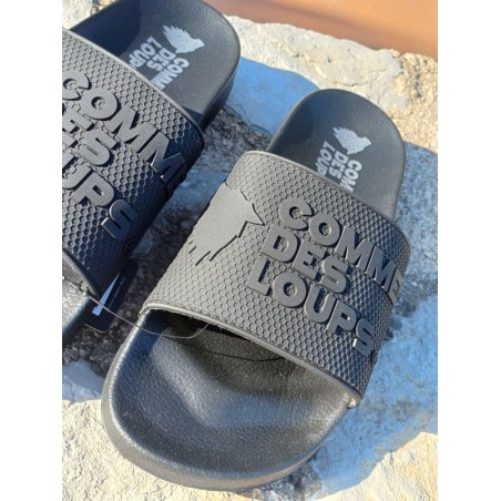 Claquettes homme Comme Des Loups Cla noires