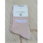 Chaussettes à paillettes "princesse" roses/blanches