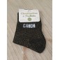 Chaussettes à paillettes "canon" noires
